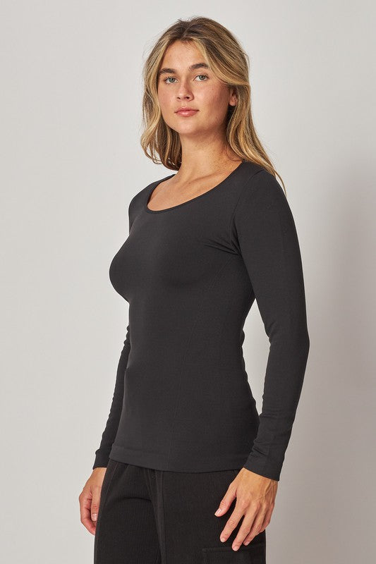 Black Super Soft Thermal Top