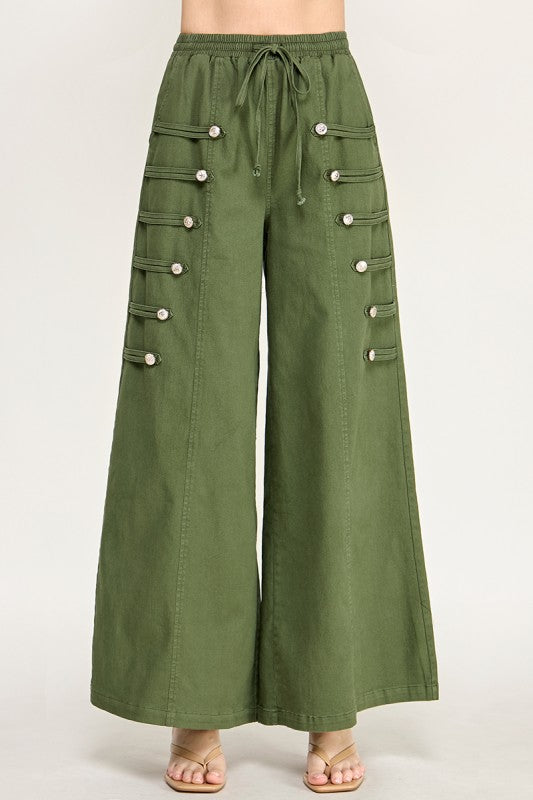 Pre-order Oct 12 Olive Military Pants