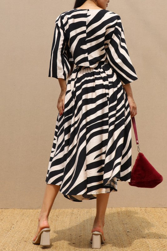 Zebra Top & Skirt Set (true size)