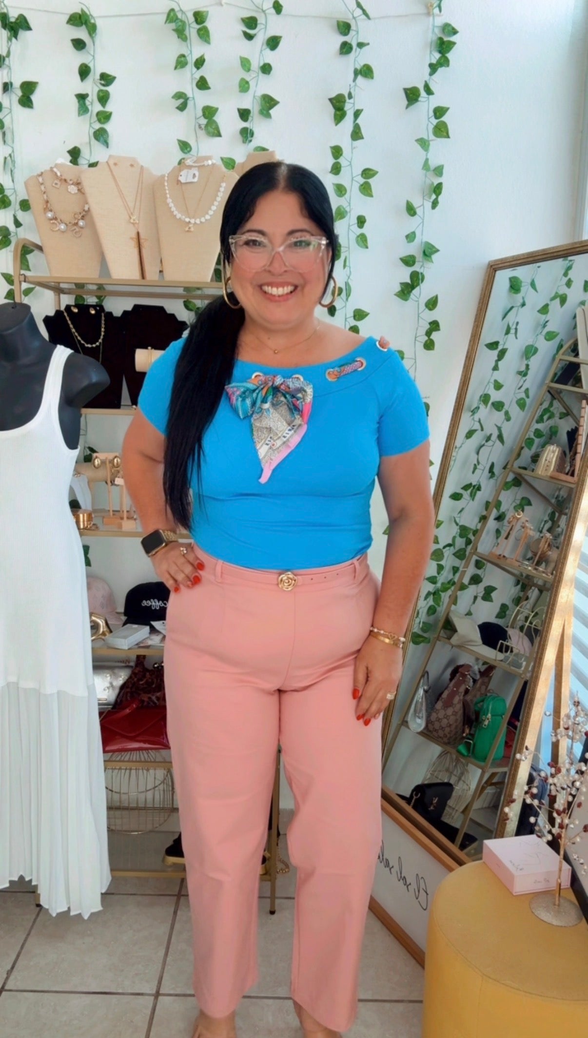 Turquoise Bandana T-Shirt