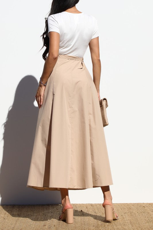 Taupe Midi Dress