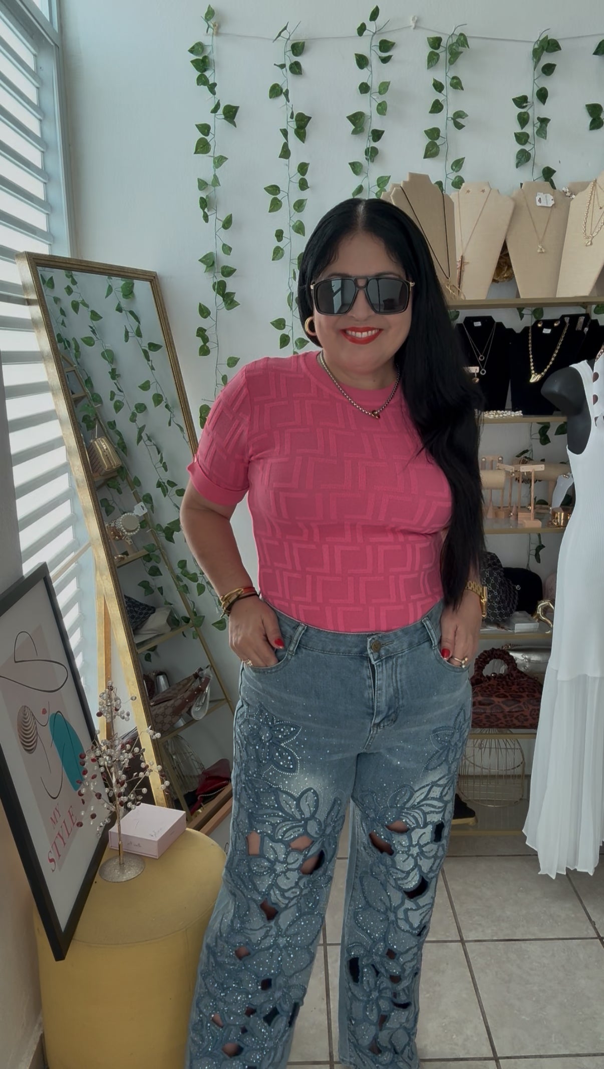 Pink Fen Inspo Top