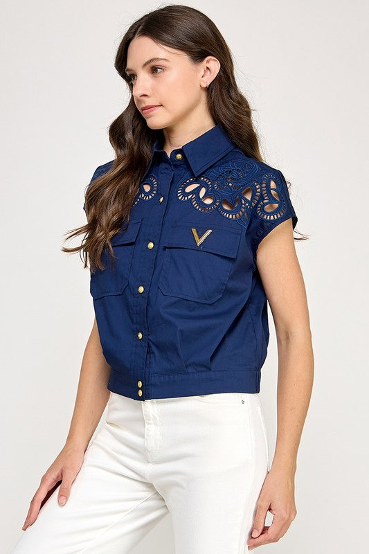 Navy Inspo Shirt
