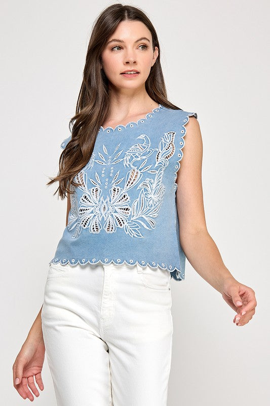Embroidery Details Shirt