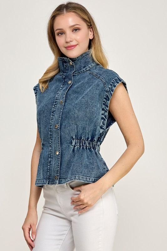 Pre-order Agosto 24 Peplum Napoleon Jacket