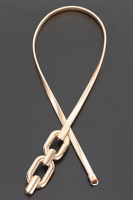 Gold Elastic Belt