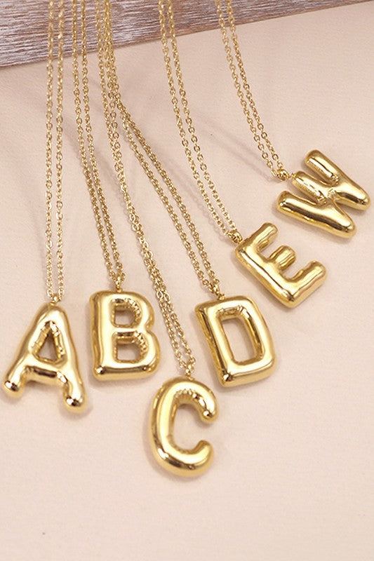 18K Gold Dipped Letter Necklace