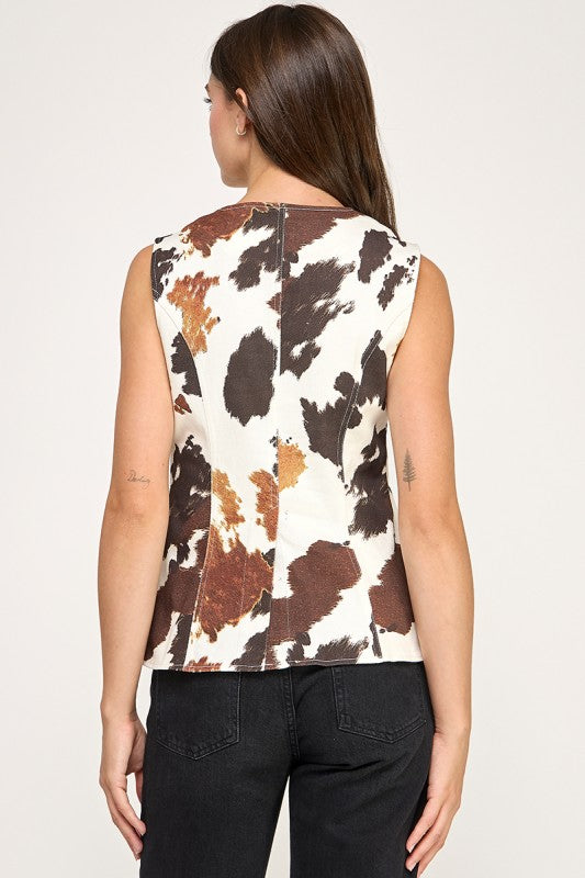 Pre-order Oct 11 (vaquita) Animal Print Top
