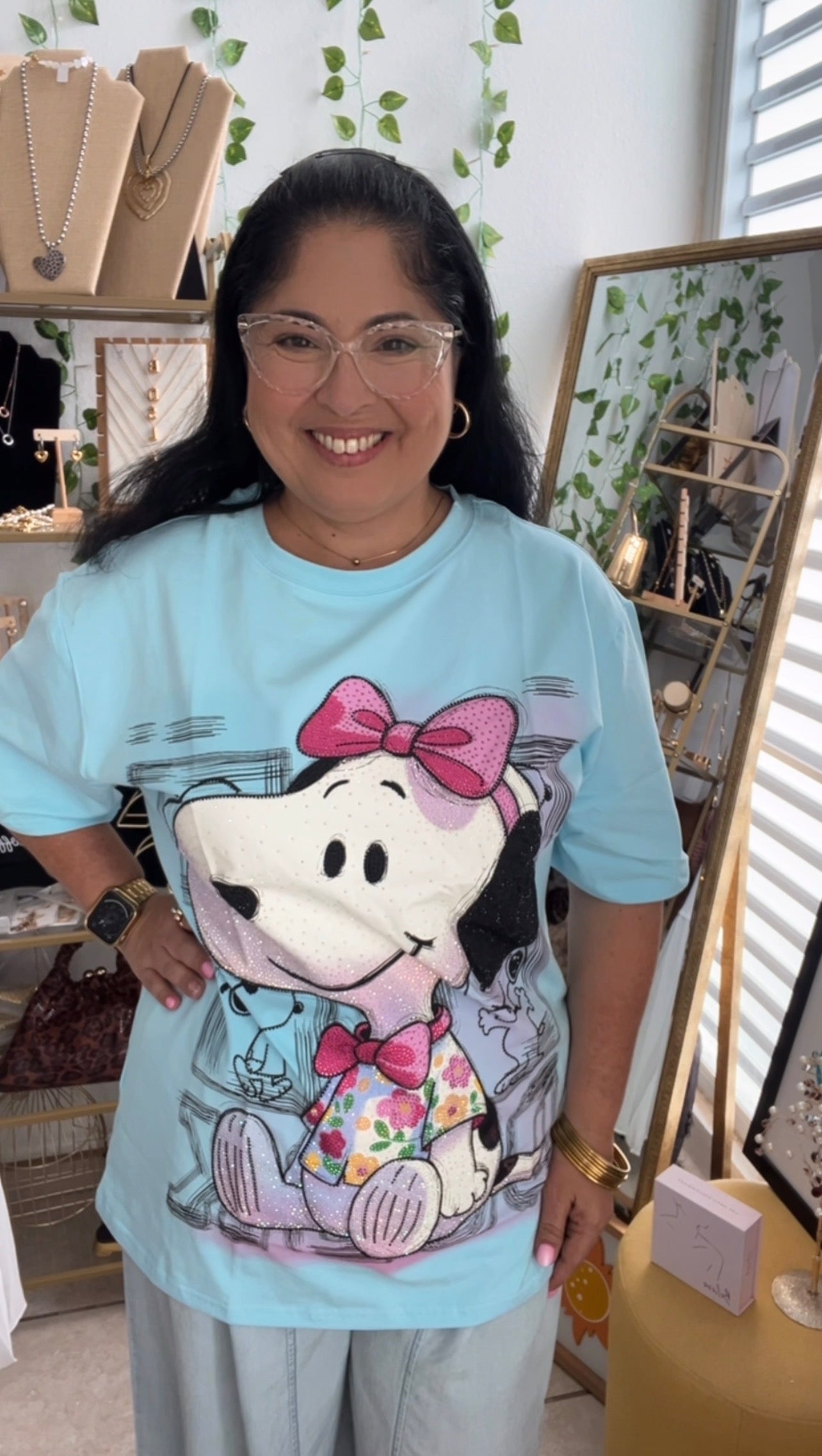 Blue Snoopy Oversize (L)