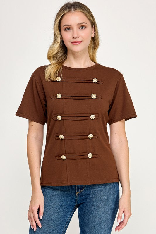 Pre-order Sept 7 Brown Military T-Shirt