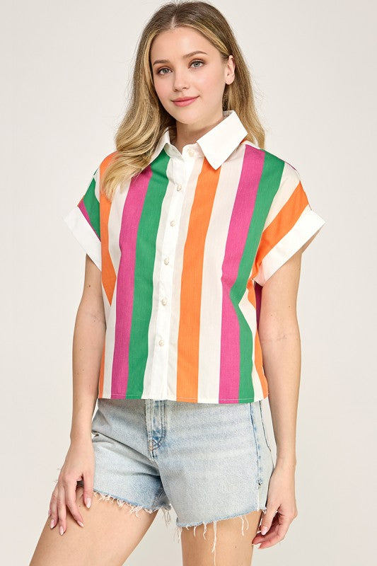 Vertical Stripe Shirt