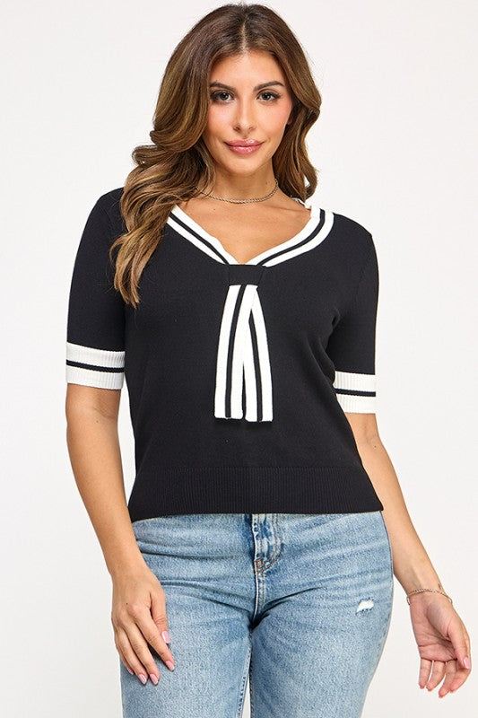 Lali Black Sweater top