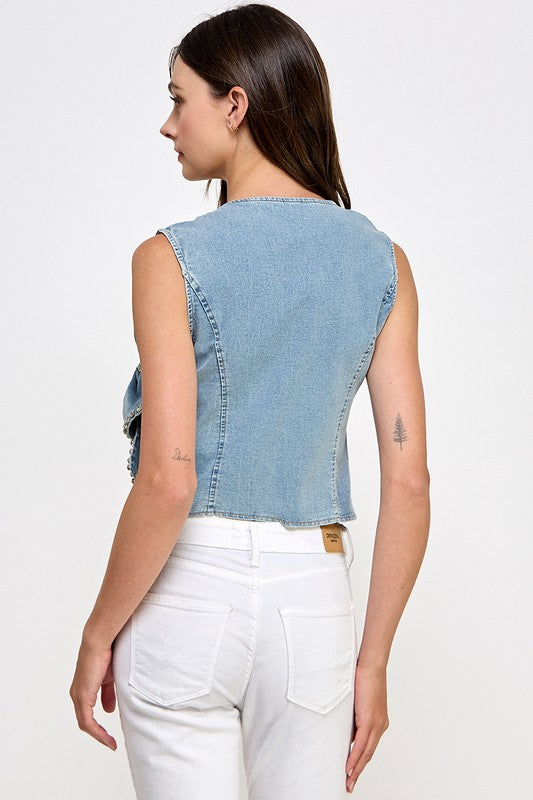 Light Denim Vest