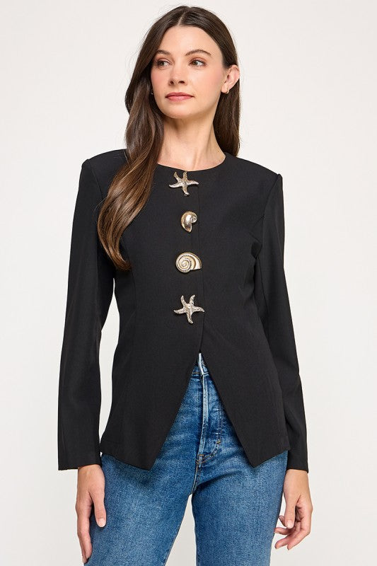 Black Under the Sea Blazer