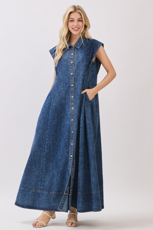 Dark Denim Dress