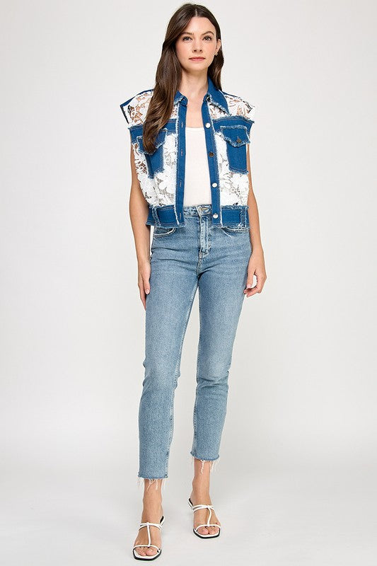 Pre-order mayo 12 Denim Lace Shirt