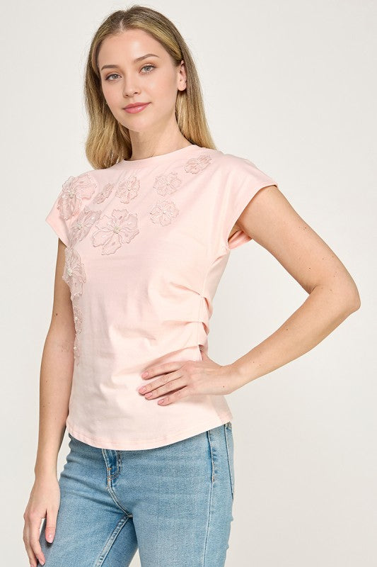 Pink Floral T-Shirt