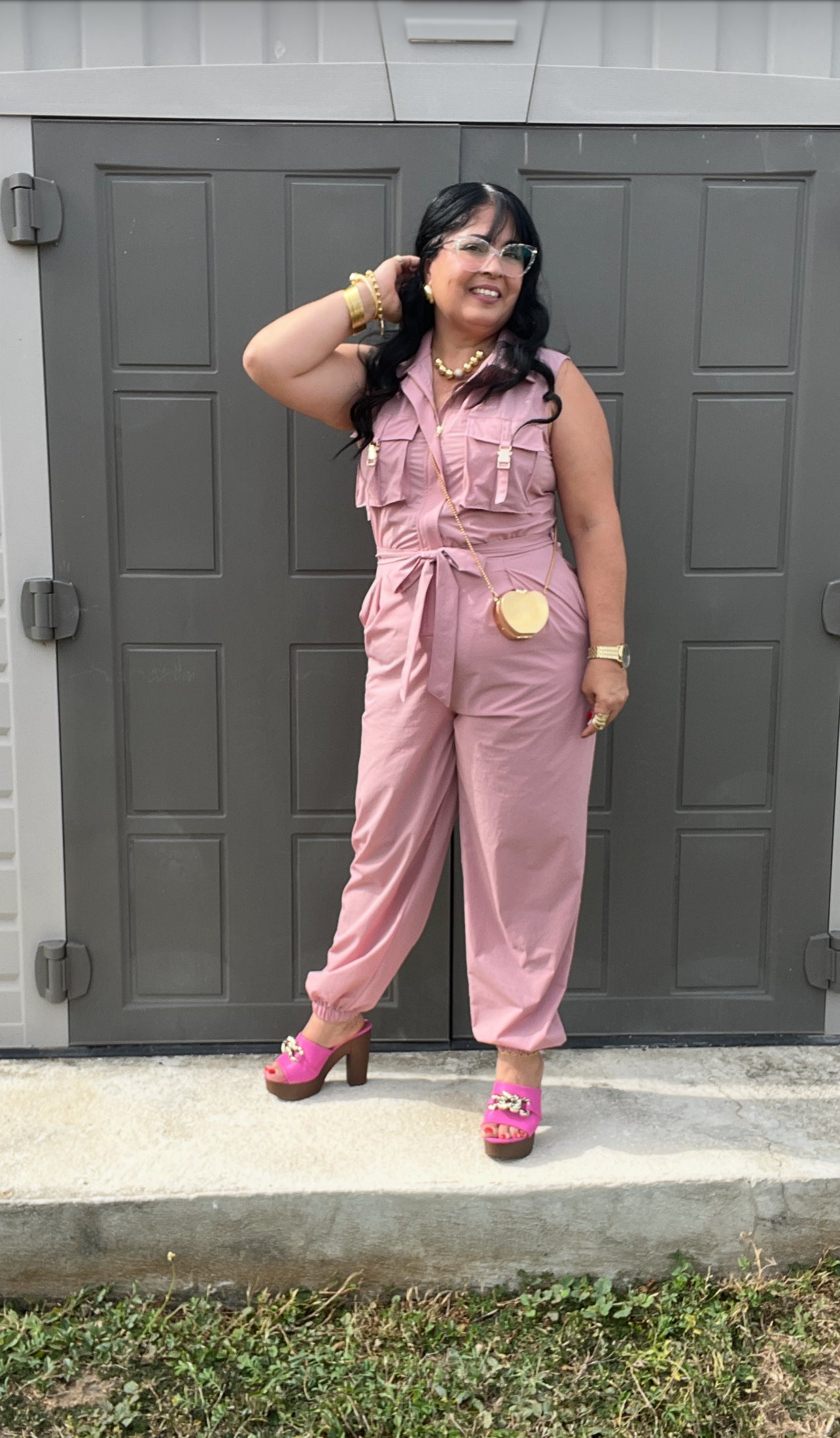 Pre-orden Julio 7Mauve Jogger Jumpsuit