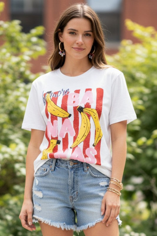 Pre-order July 6 White Banana T-Shirt