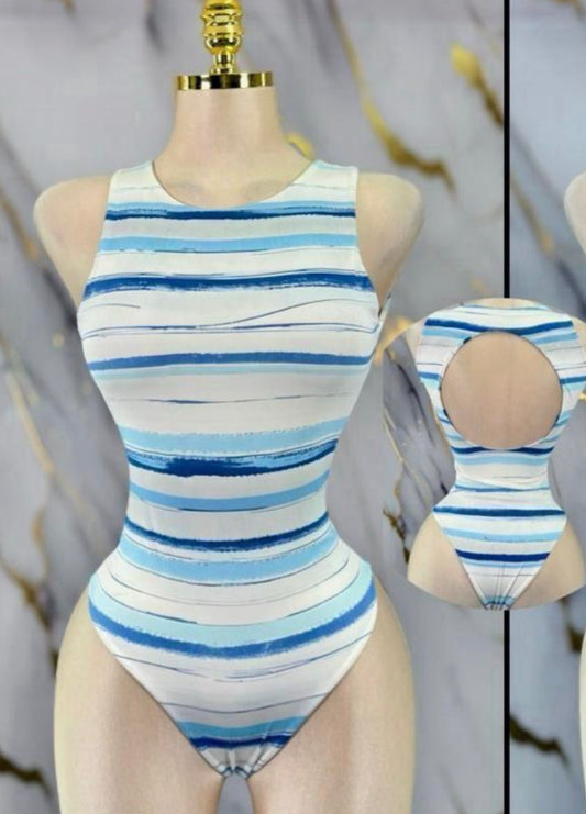 Blue Body Suit
