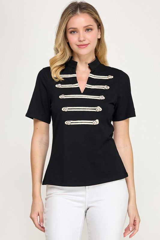 Pre-order Agosto 17 Black Military T-Shirt