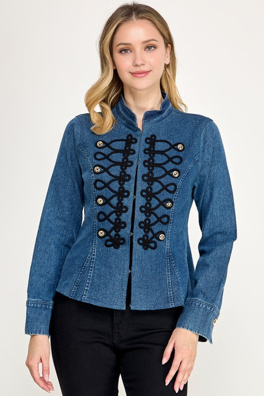 Pre-Order Agosto 31 Embroidery Military Jacket
