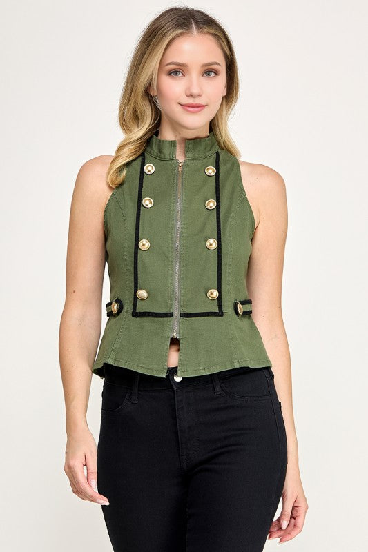 Pre-order Sept 14 Napaleon Zipper Vest