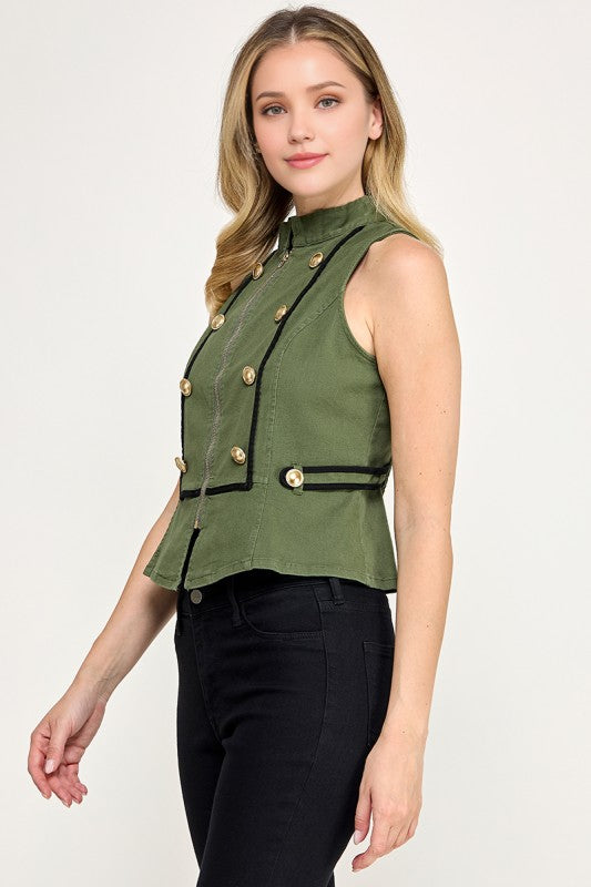 Pre-order Sept 14 Napaleon Zipper Vest