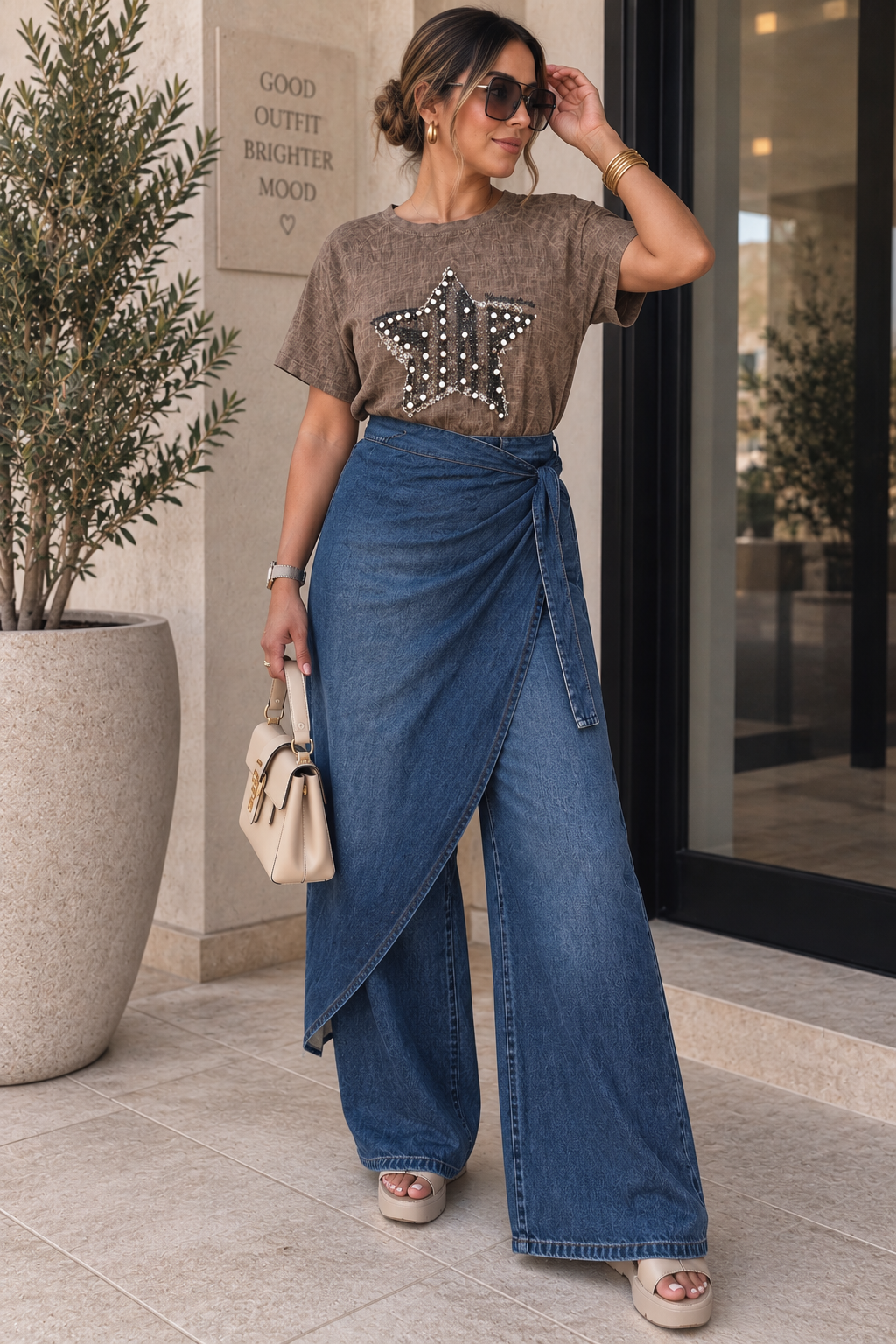 🇮🇹 Denim with Skirt
