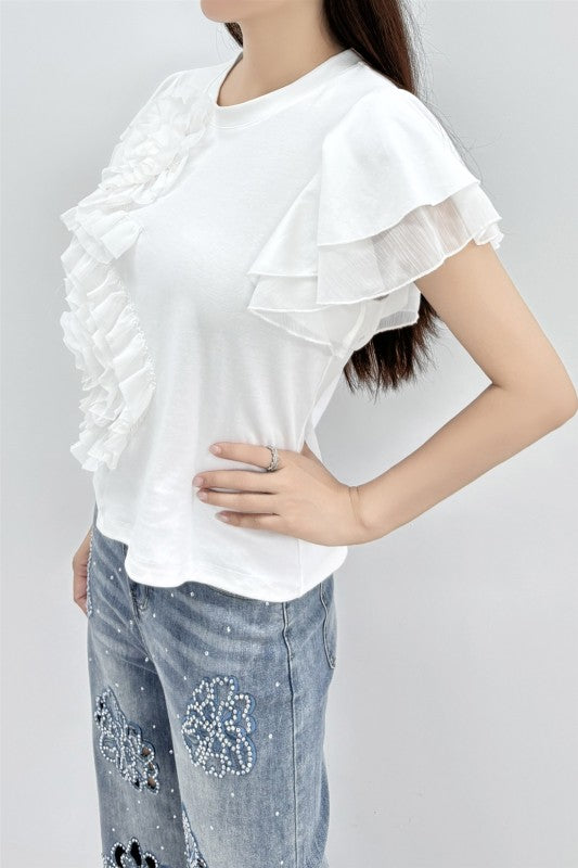 White Flower T-Shirt
