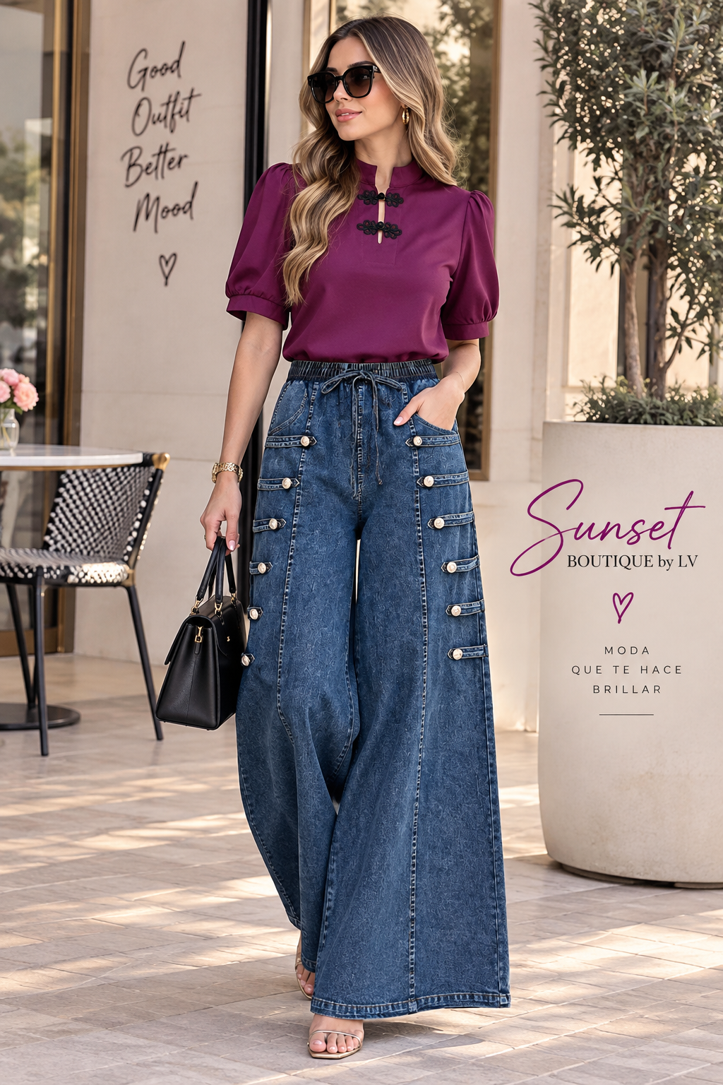 Pre-order Sept 21 Dark Denim Military Pants
