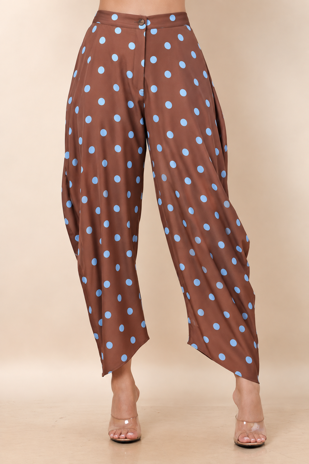 Elastic Barrel Pants