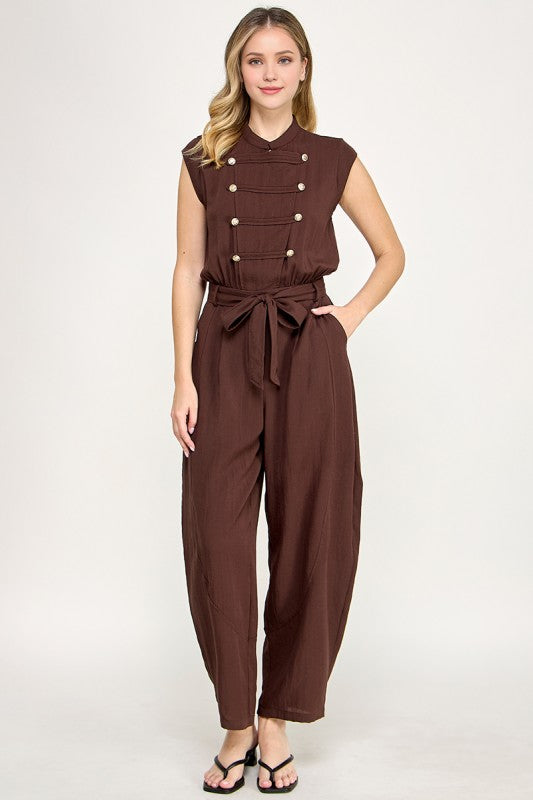 Brown Napolitano Jumpsuit