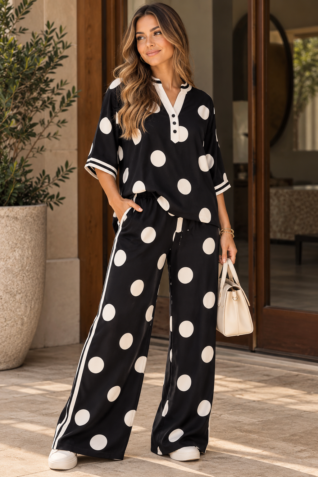 Pre-order Oct 12 Polka Dot Relaxed Set