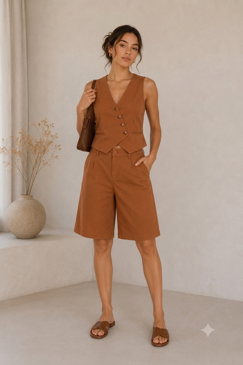 Spandex Caramel Set