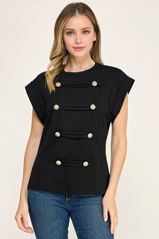 Pre-order July 20 Black Napoleonic T-Shirt