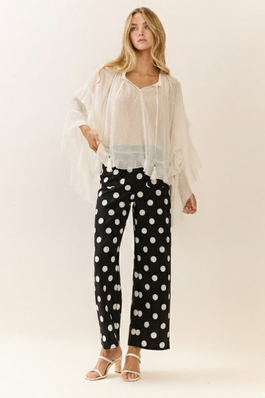 Black High Rise Pant