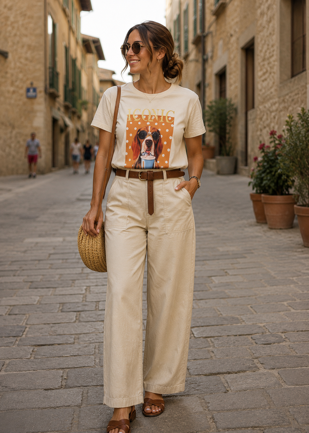 🇮🇹 Taupe One Size T-Shirt