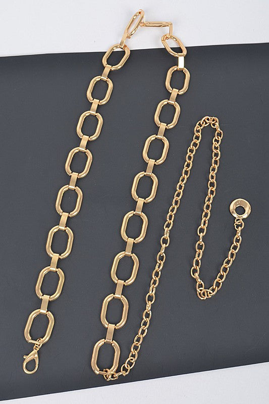 Ring Chain Gold Belt